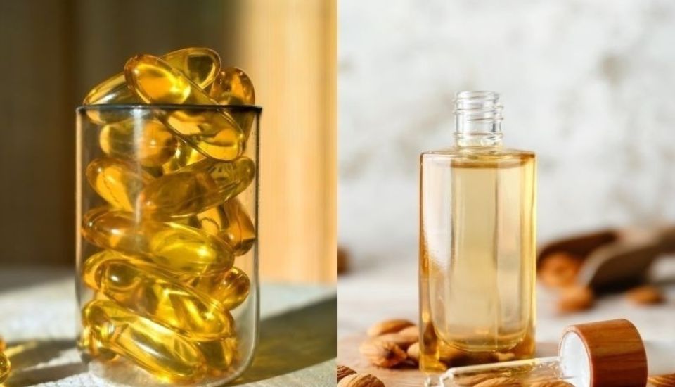 Trị thâm quầng mắt sau 1 đêm bằng dầu hạnh nhân và vitamin E