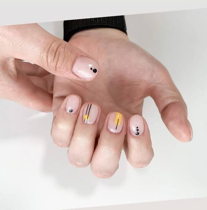 mẫu nail cho nam giới hiện đại, phong cách