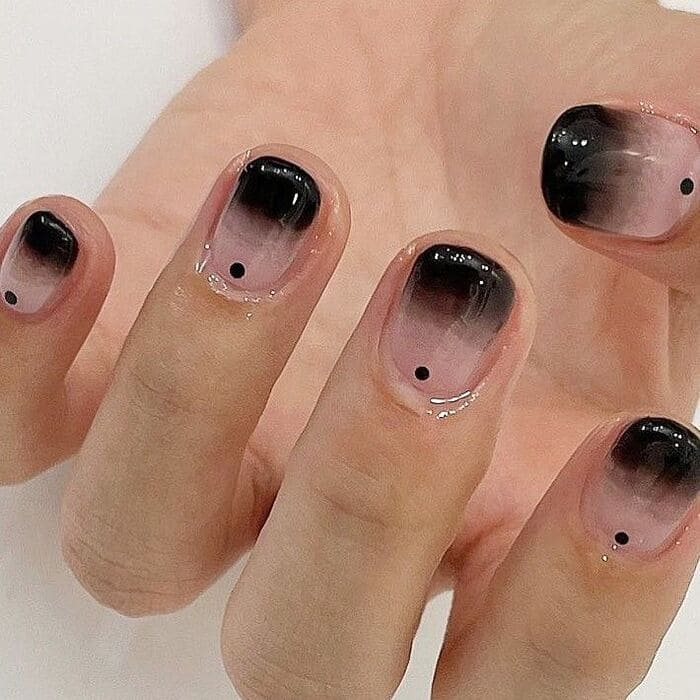 Mẫu nail ombre độc đáo cho nam