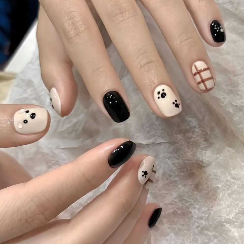 Mẫu nail đẹp cho móng ngắn